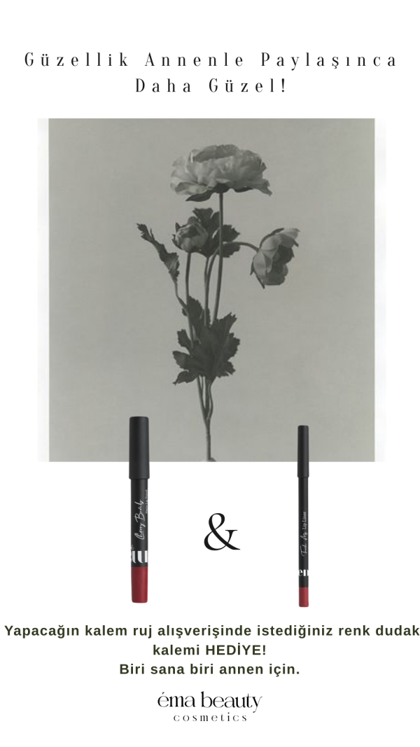 Matte Lip Pencil Cherry Bomb + Hediye Lip Liner