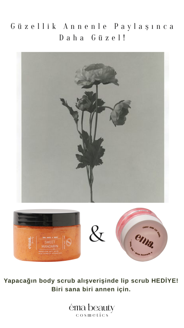 Hand + Body Sweet Mandarin Scrub +Candy Bomb Lip Scrub