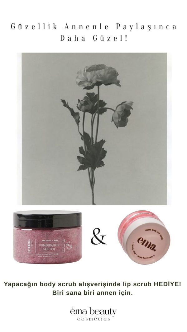 Hand + Body Pomegranate Seed Oil Scrub + Candy Bomb Lip Scrub