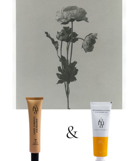 Luminous Fondöten Dark + Emaskincare Sun Cream SPF 50