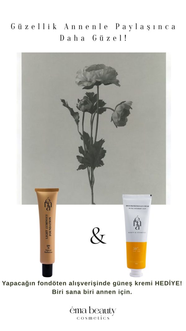 Luminous Fondöten Dark + Emaskincare Sun Cream SPF 50